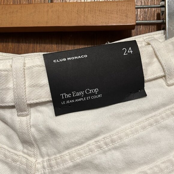 NWT Club Monaco The Easy Crop Jeans - Picture 11 of 13